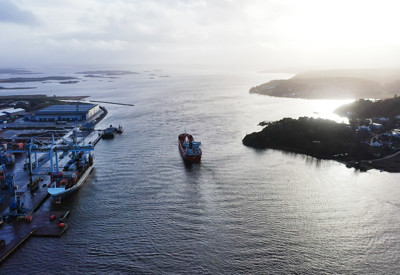 Anløpet til Borg Havn