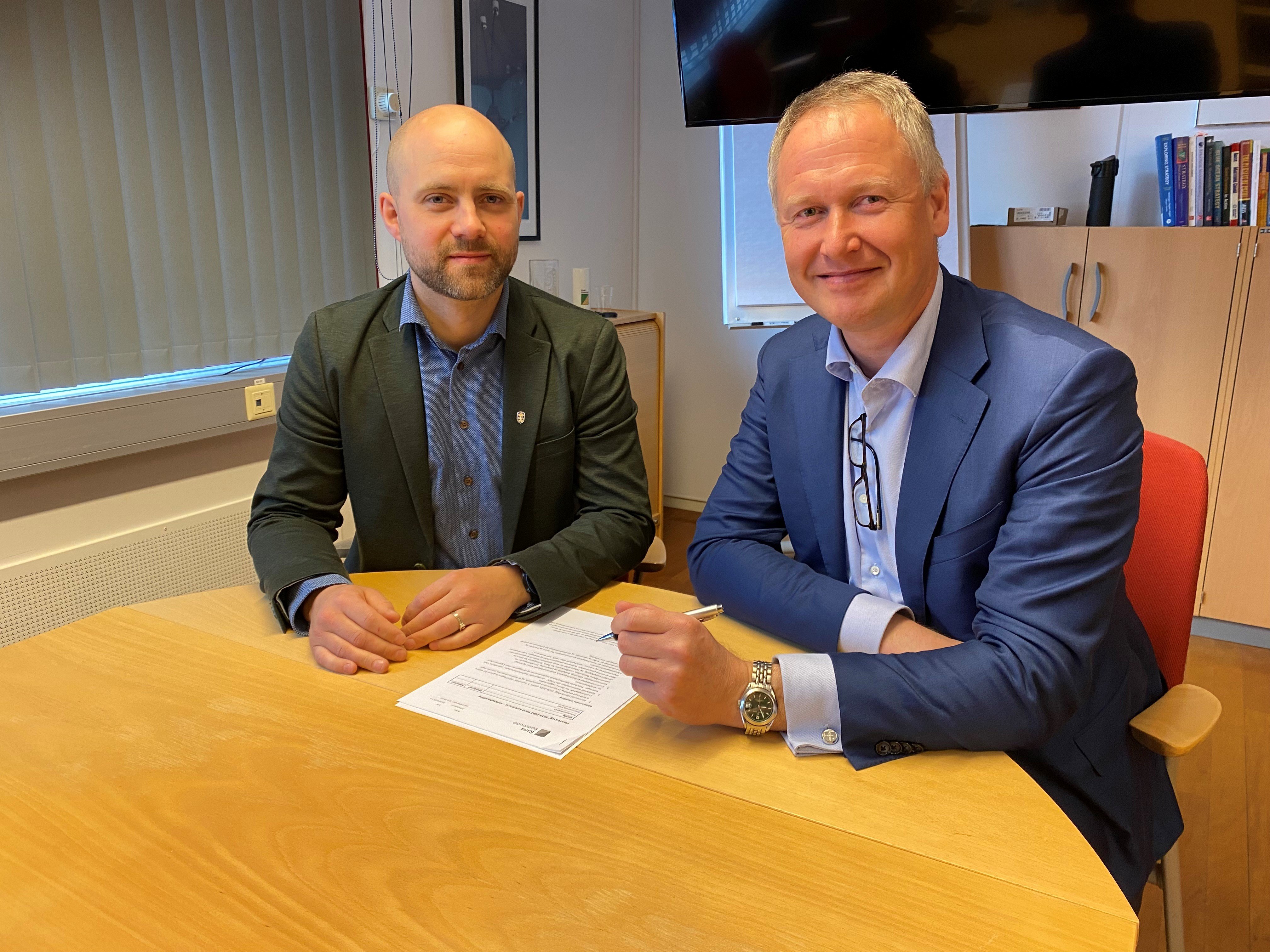 Signerte samarbeidsavtale for Innseiling Mo i Rana-prosjektet ...